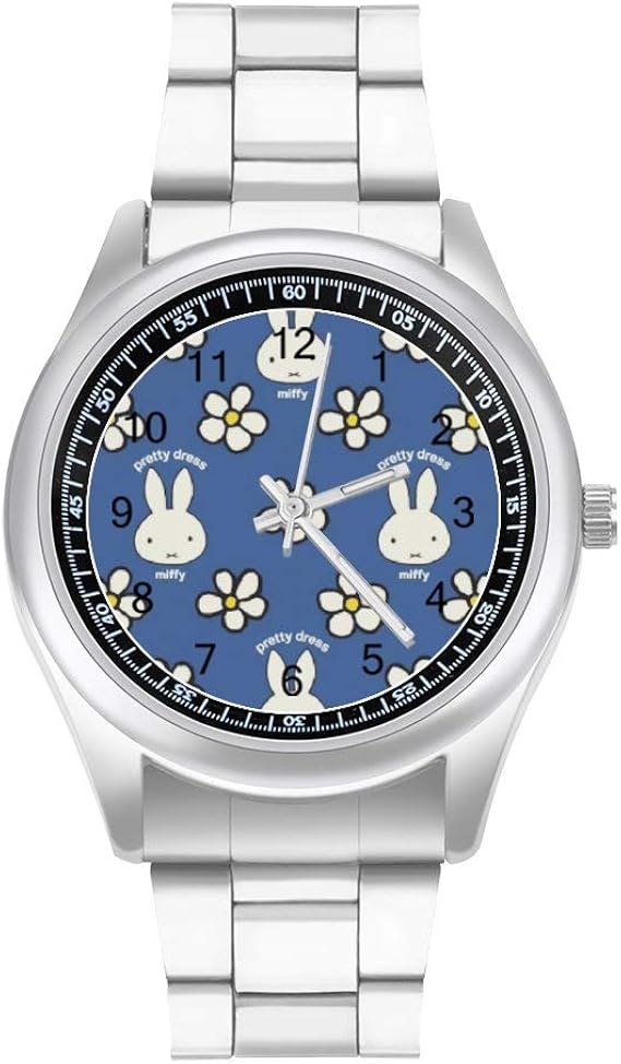 Amazon ミッフィー Miffy 腕時計 メンズ腕時計 ファッション ビジネス カジュアル メタルバンド 時計 ステンレスバンド 高級 防水 軽量 ローマ数字 ダイヤル 時計 男性用 ユニセックス 高校生 紳士 父の日 プレゼント メンズ腕時計 腕時計 通販