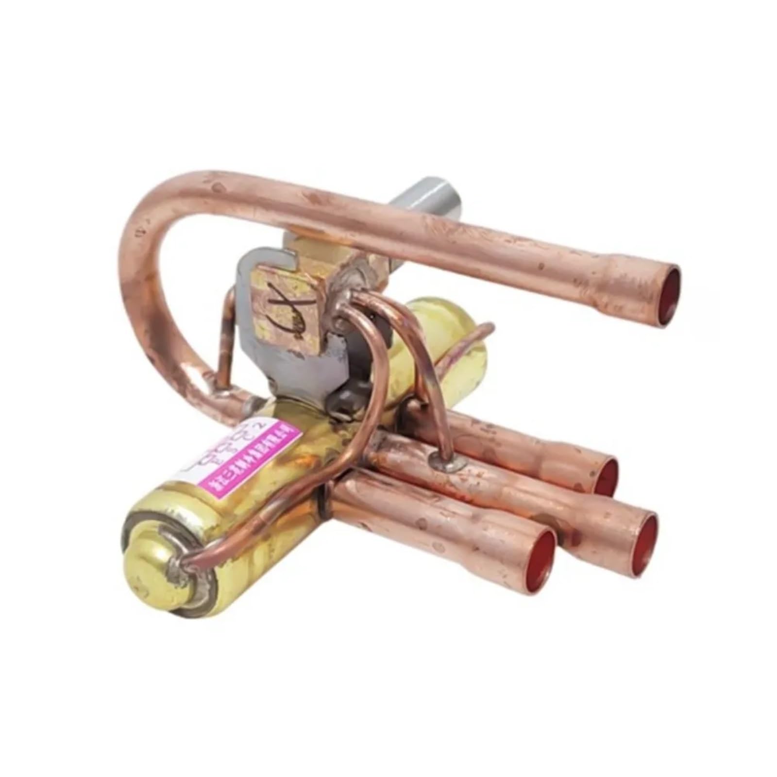 BONZMXDKHQ 1pcs SHF-4H-23U-P Four Way Reversing Valve With Coil Air Conditioner 4-Way Solenoid Valve Conditioning Spare Parts