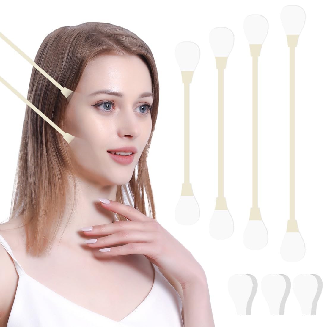 4 Pezzi Confezioni + 20 Adesivi Facelifting Tape, Face Tape Viso Lifting Per Viso A Forma Di V, Face Lift Tape, Face Tape Viso Lifting Lift Tape Per Viso Per Nascondere Le Rughe
