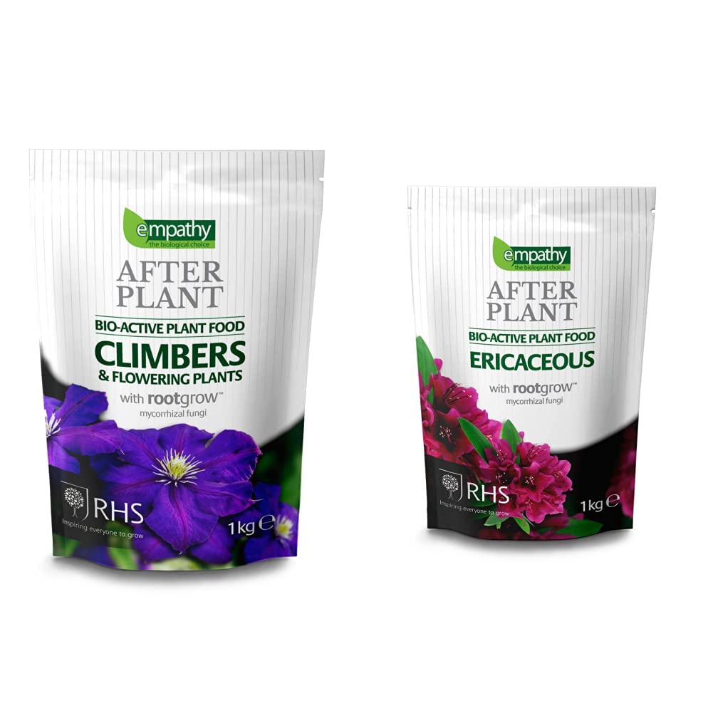 Empathy APCF1000 Plant Feed, White & After Plant Ericaceous Bio Fertiliser Pouch 1KG