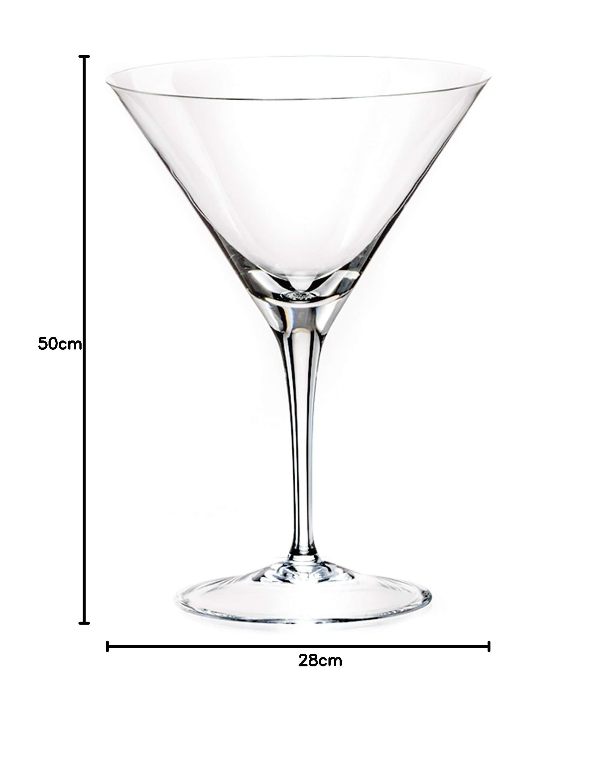MasterPro Q3398 Set 2 Copas Coctel 35 cl Cristal Colección Barware