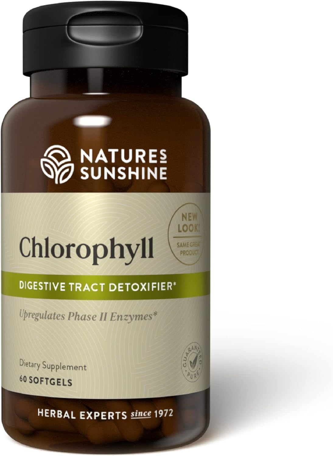 Nature's Sunshine Chlorophyll 60 Softgel Capsules