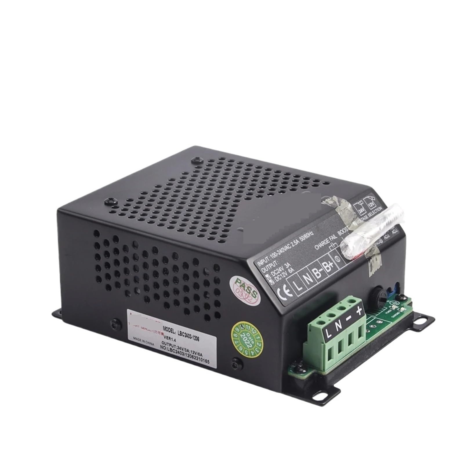 LBC2403-1206 Cargador de batería Genset Cargadores de batería de Doble Voltaje Adaptador de diseño de Circuito 12V 24V Universal