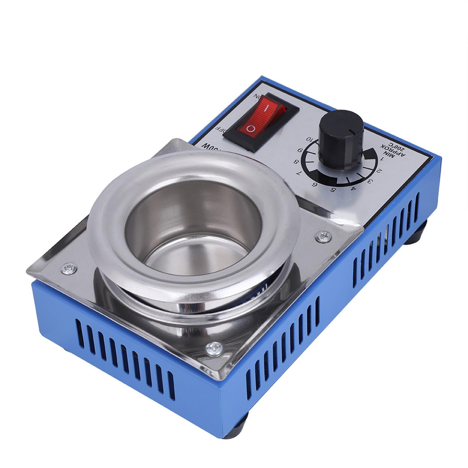 Crisol de Soldadura 220V 150W, ST-21C Horno de Soldadura de Redondo Ajuste de temperatura