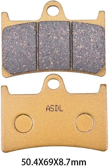 Ceramic Brake Pads Compatible with Yamaha MT07 MT-07 MT09 MT-09 2014-2021 FZ07 2015-2017 FJ09 2015-2016 FZ09 2014-2017 YZF-R1 YZF-R6 YZF-R7 XSR700 XSR 900