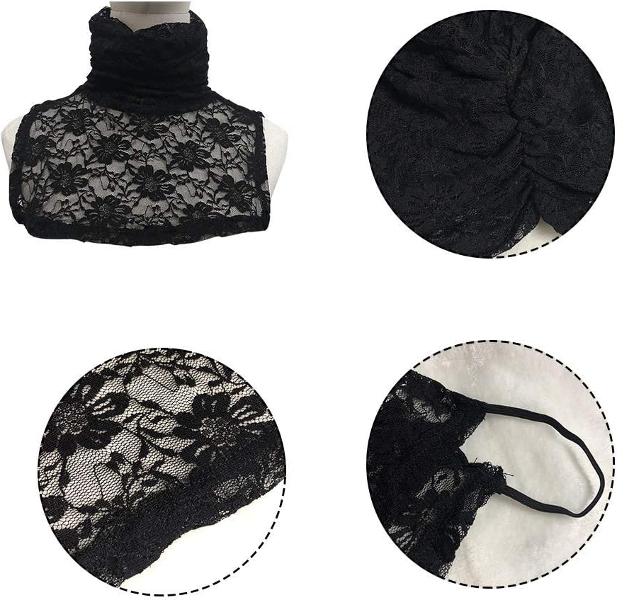 Women's Fake Collar Lace Autumn Turtleneck Collar Dickey - Image 3
