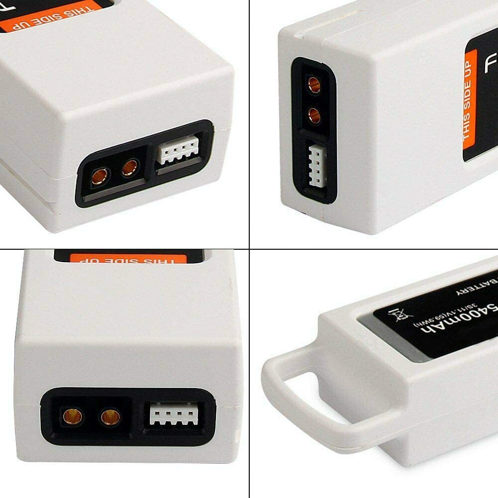 Q500 Drone Battery 5400mAh 11.1V LiPO - Replacement Battery For Yuneec Typhoon Q500, Q500+, 4K (2 Pack) - View #3