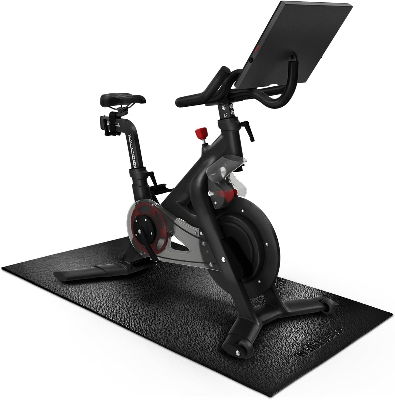 Spin Shield Pro Fitness Mat - 6mm Thick, 30” x 60”, Non-Slip Exercise Mat for Peloton, Spin Bike, Walking Pad, Elliptical, Protects Floors & Carpets