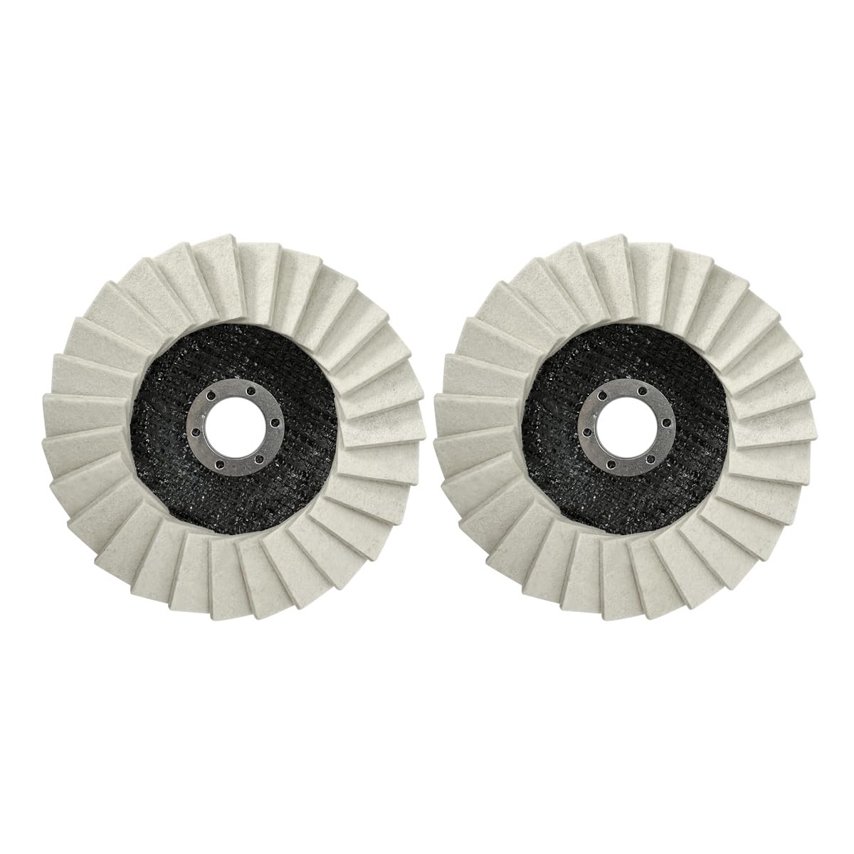 Wool Felt Flap Polishing Disc,Thicken Polishing Wheel Pad, Grinder Buffing Felt Flap Discs Polishing Wheel for Car Waxing, Metal Polishing,