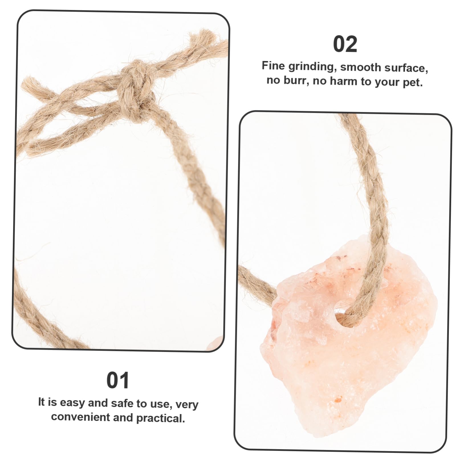 Holibanna 5pcs Rabbits Hamster Bunny Pet Rabbit Food Salt Licking Block Salt Brick Rabbit Salt Licking Hanging Rabbit Salt Food Rabbit Salt Supply Salt Block Salt Block