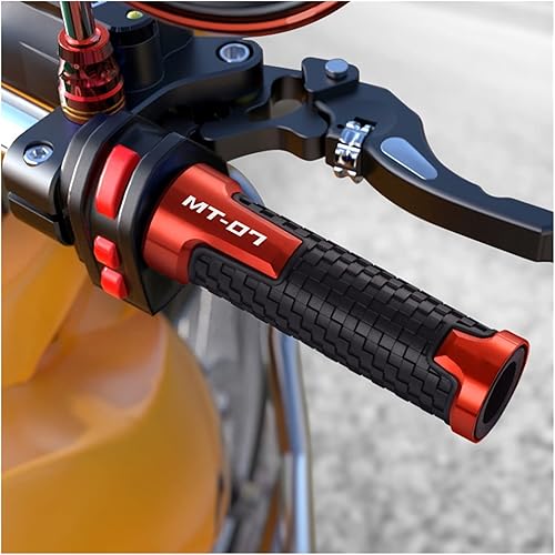 Miniatura 3 de Motorcycle Handlebar 78'' 22MM CNC Motorcycle Handlebar Grips Rubber Hand Thruster Grips Motorbike Accessories for Yamaha MT07 MT 07 MT-07 2014-2021