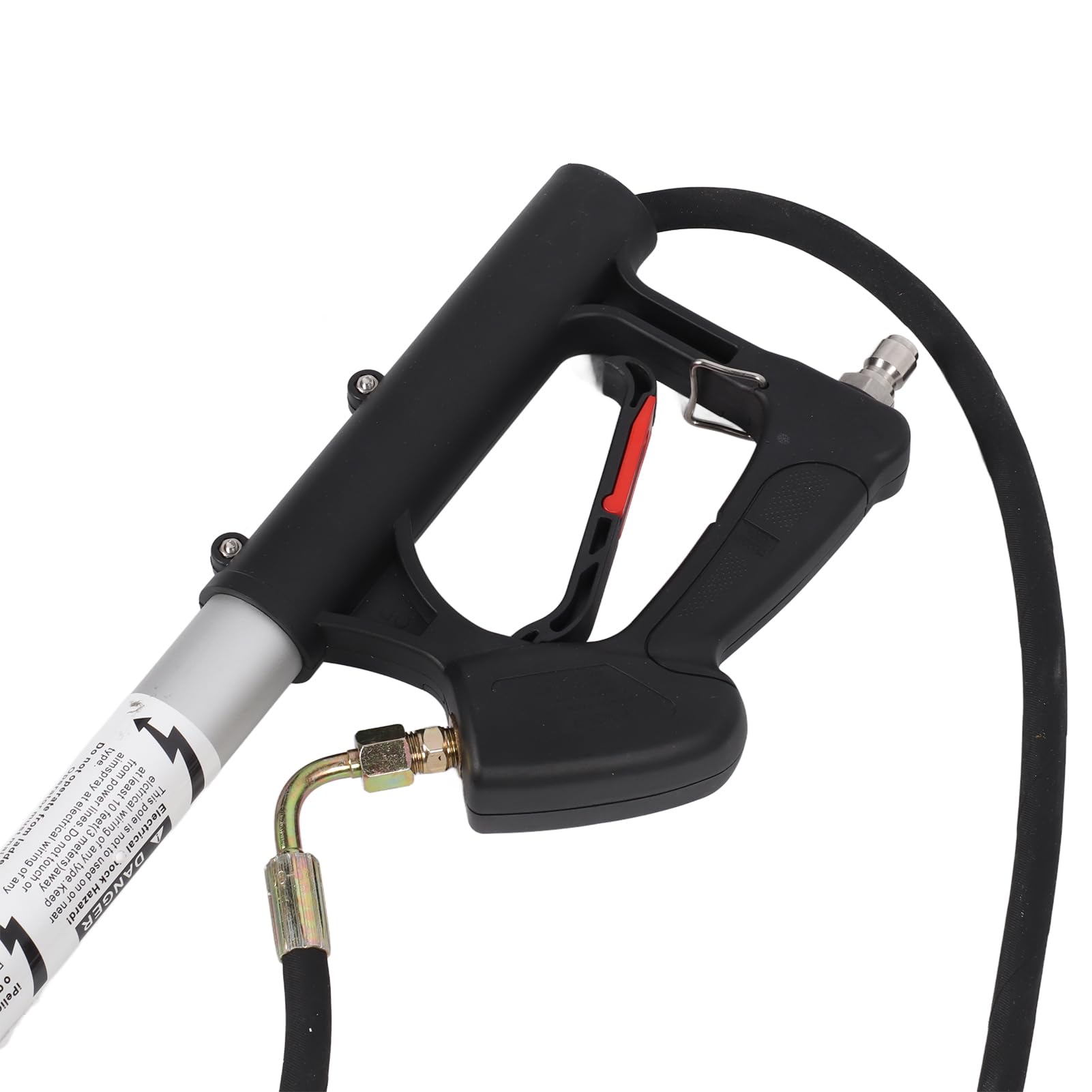Dioche Lanza de Lavadora Eléctrica Varita Telescópica de Lavado a Presión Varita de Extensión de con 5 Boquillas y 2 Adaptadores de Manguera para una Limpieza Eficaz de Canalones y Uso en Exteriores