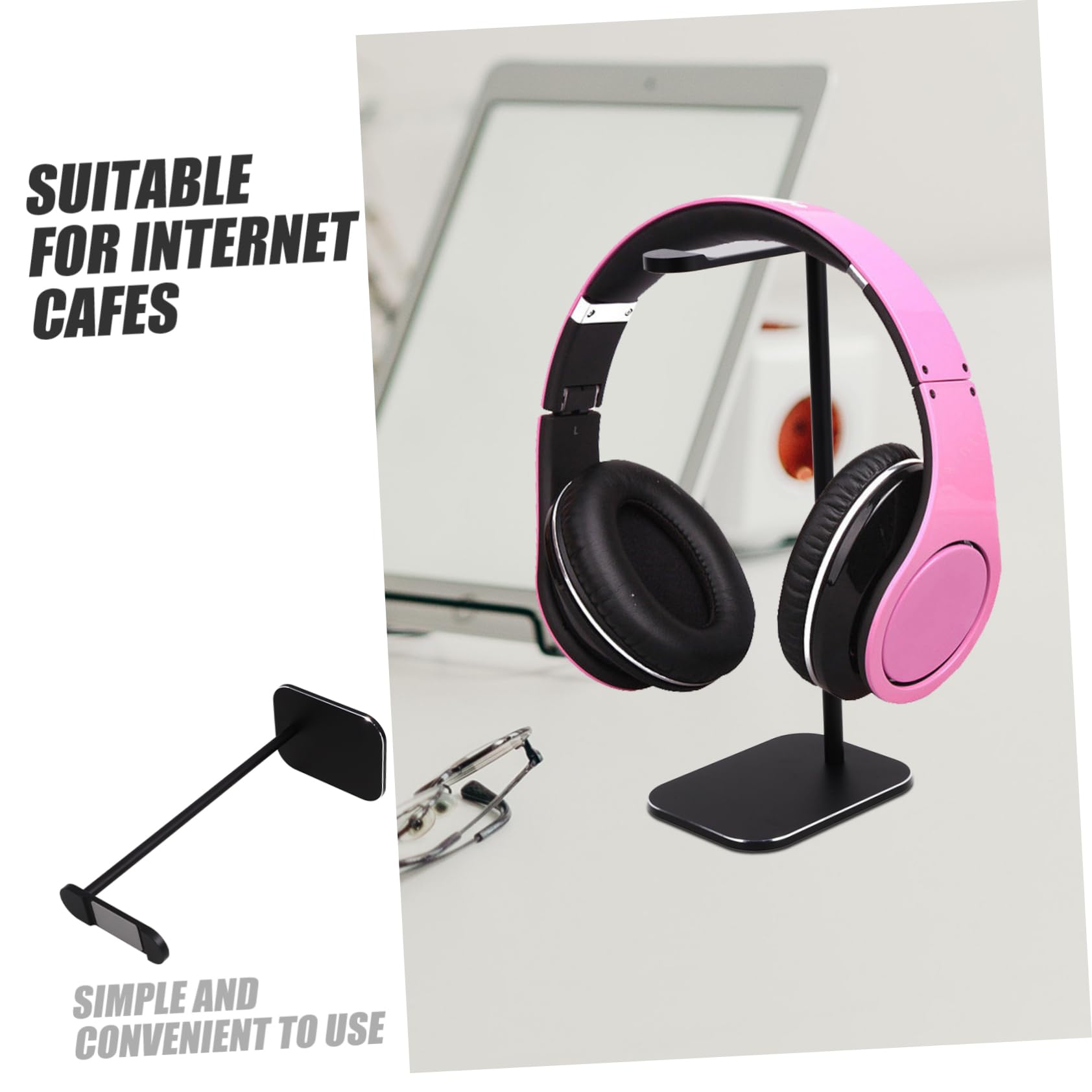 Supporto Per Cuffie Da Gaming Stativo Da Tavolo Per Headset Design Moderno e Funzionale Per e Uffici Porta Cuffie Salvaspazio e Organizzatore Desktop