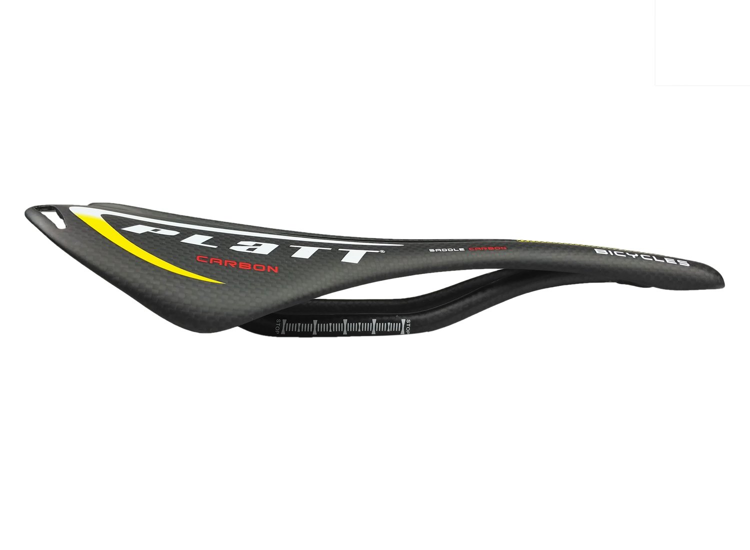 PLATT Sella Bici Fibra di Carbonio Leggera Sellini per Mountain Bike MTB e Biciclette da Strada