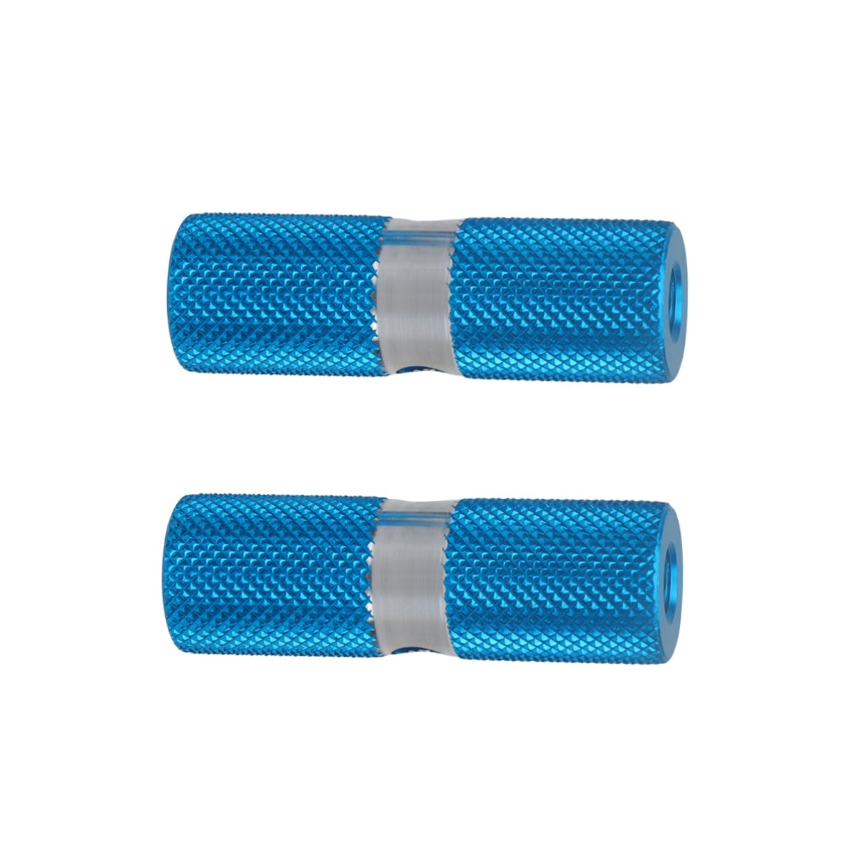 KOMBIUDA Cylinder Aluminum Foot Pegs Non-Slip Bike Footrest Lever Front Rear Axle Foot Peg Replacement for Mountain Bike