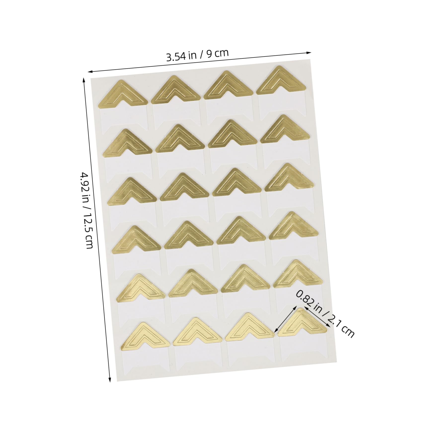 VILLCASE Self Adhesive Photo Corners 240pcs Scrapbook Supplies for Corner Protectors Book Corner Holders for Journal