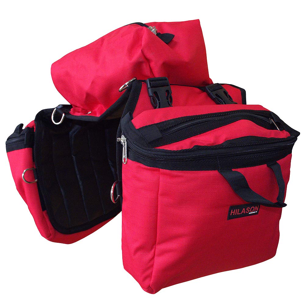 HILASON 14X12X6 Detachable Insulated Horse Saddle Side Bag
