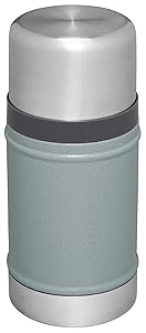 STANLEY Vacuum Insulated Large Food Jar, 18/8 Stainless Steel Food Jar for Cold and Hot Food, Soup Thermos with Leak Proof Lid Doubles as Cup, Wide Mouth Food Thermos