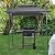 TREATLIFE HOME Outdoor Grill Shelter: 8x5 ft Gazebo with Double-Tiered Canopy, Sturdy Frame for Enhanced Outdoor Cooking