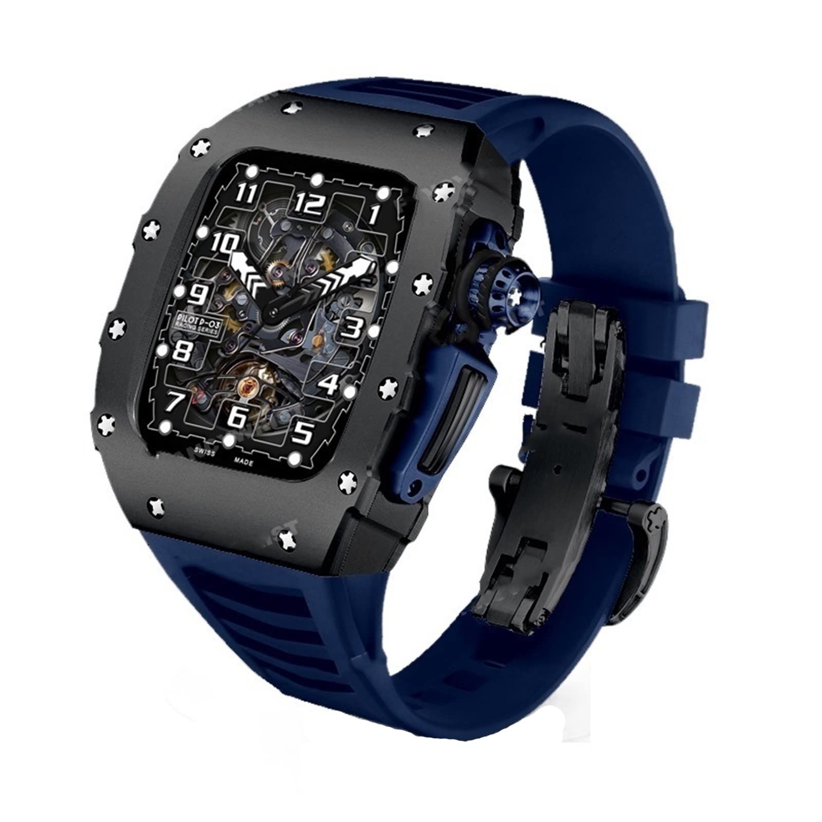 Kit Modification Apple Watch 8 7 45mm Boîtier Métal iWatch SE - 8