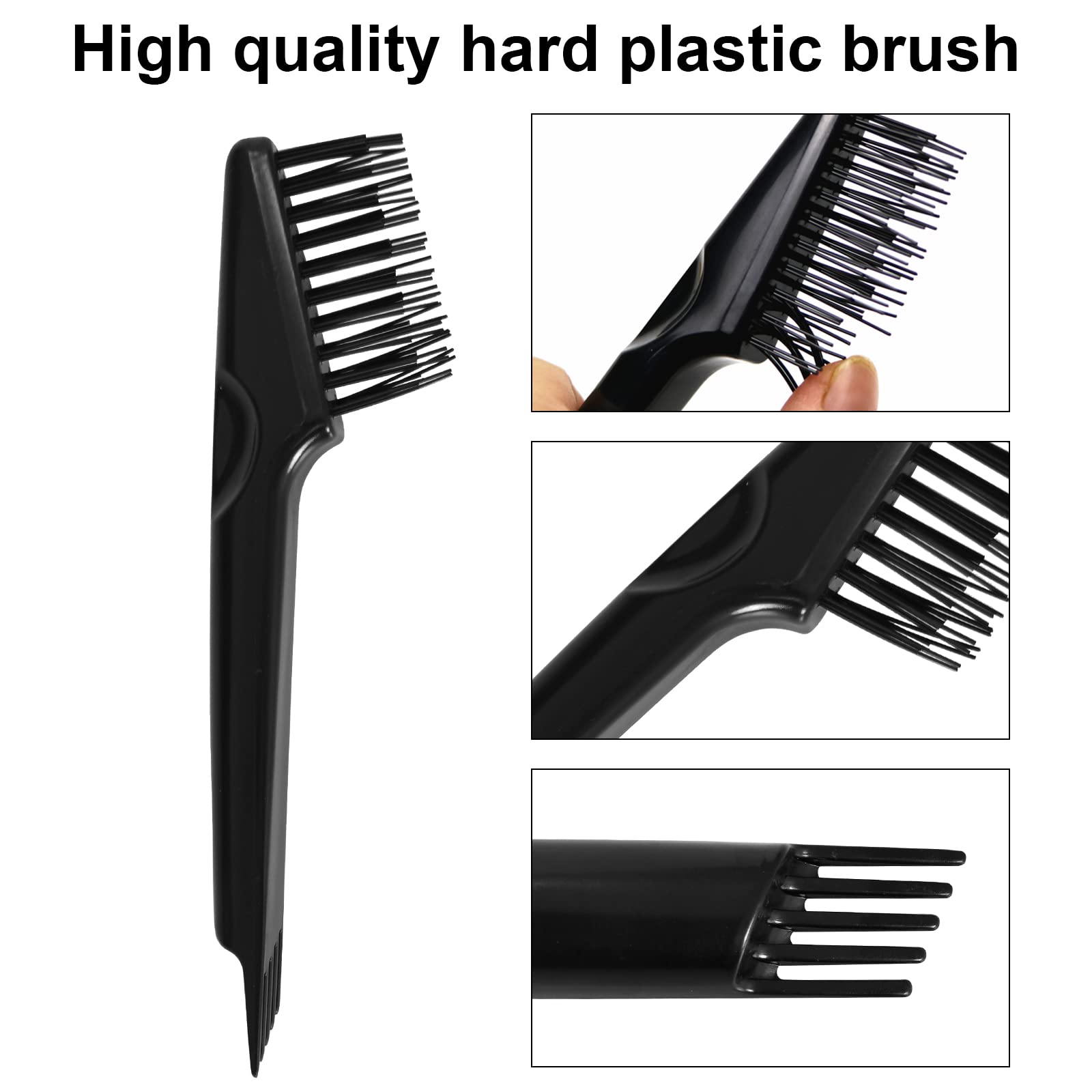 Zimoer 2 spazzole per capelli, spazzola per la pulizia dei capelli, spazzola per la pulizia dei capelli, per rimuovere i peli dalle spazzole per capelli, tappeti, pettini, tappetini da bagno, per uso