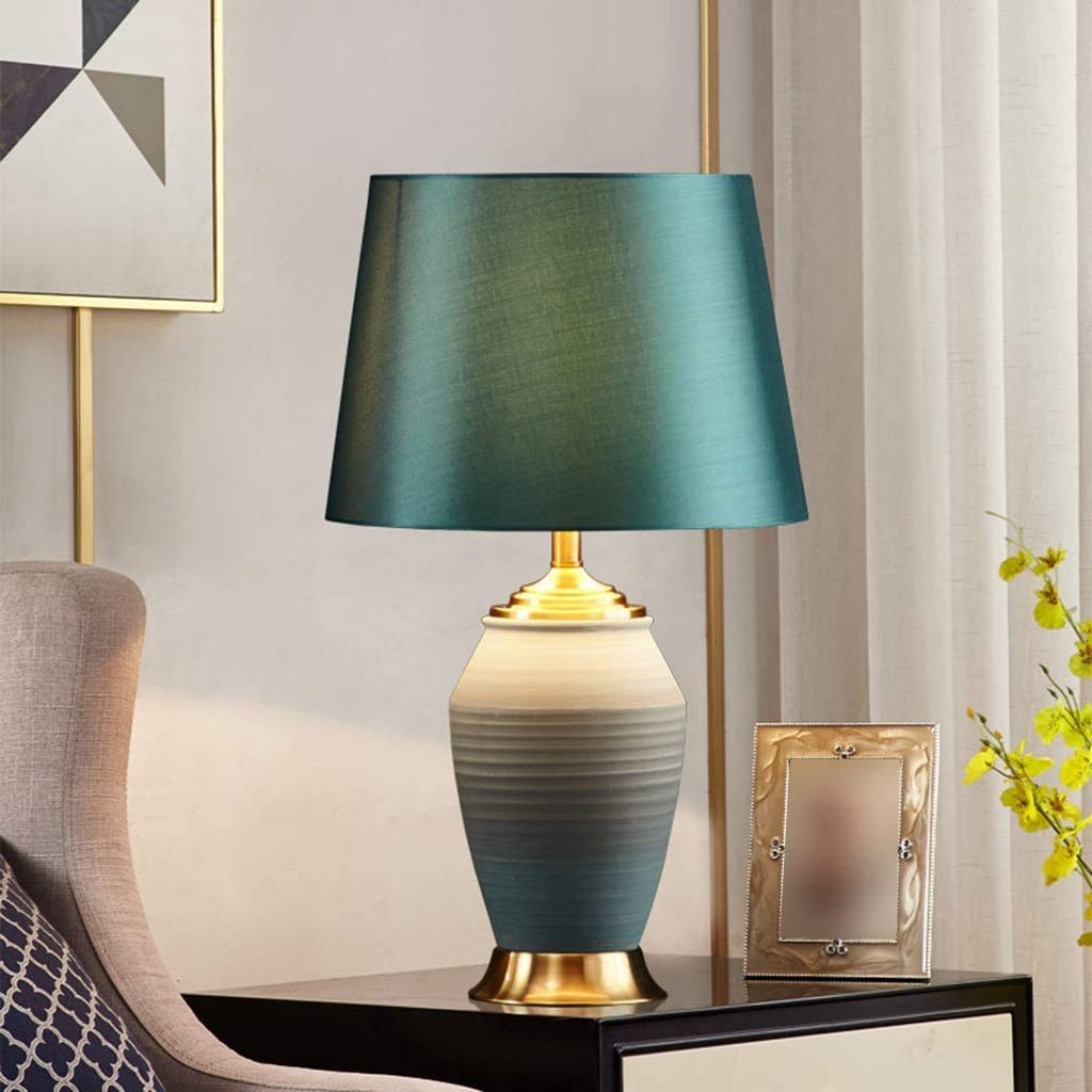 Ceramiczne lampy stołowe Lampa Lampka nocna do sypialni Salon Retro Lampy domowe Oświetlenie wewnętrzne Lampa stołowa