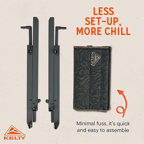 Miniatura 5 de Kelty Rad-Arondack - Silla de campamento de poliéster 600D, marco de aluminio resistente y ligero, peso de transporte de 8 libras, construida para