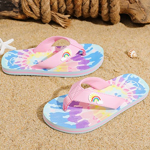 Image of Saidoteto Boys Girls Flip Flops Child Summer Slip-on Thong Sandals Beach Pool Water Shoes(Little /Big Kid)