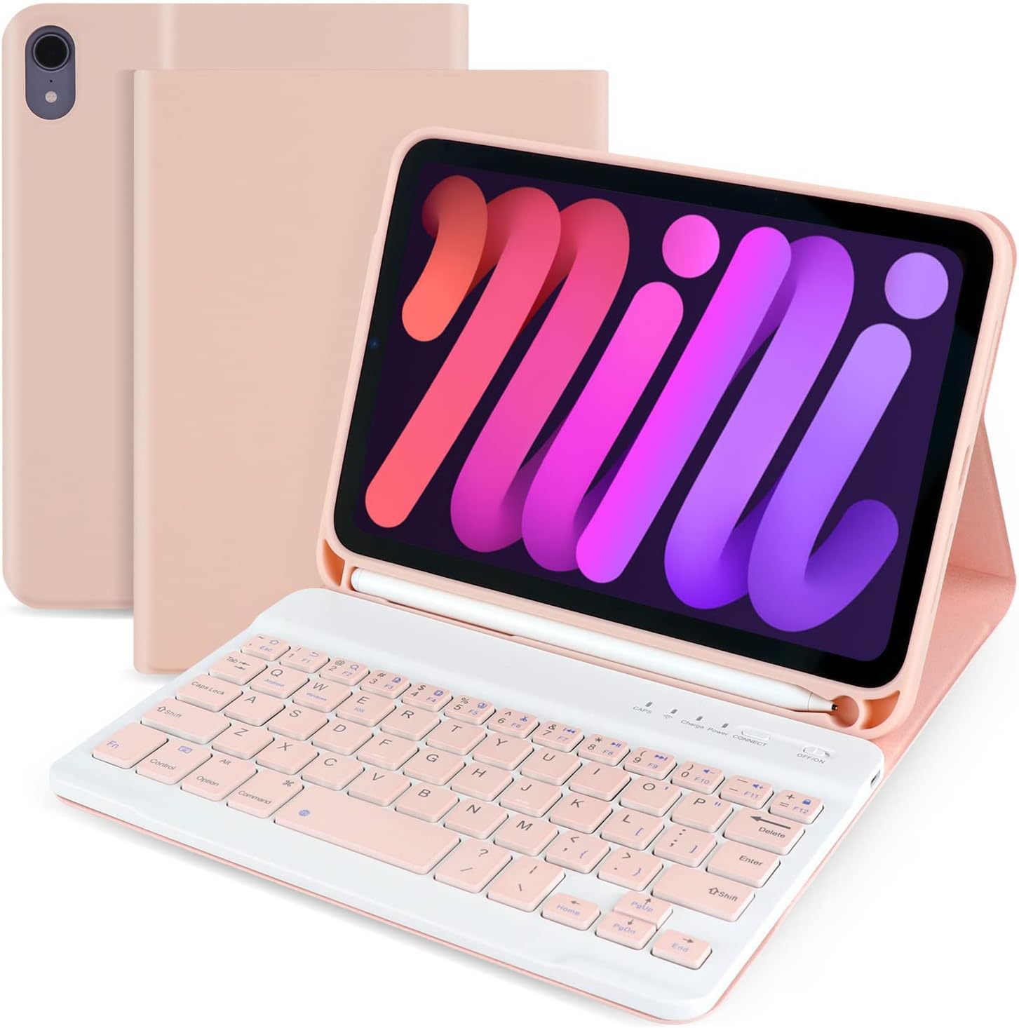 Lively Life iPad Mini 6 Keyboard Case, Bluetooth Keyboard for iPad mini 6th generation 8.3 inch