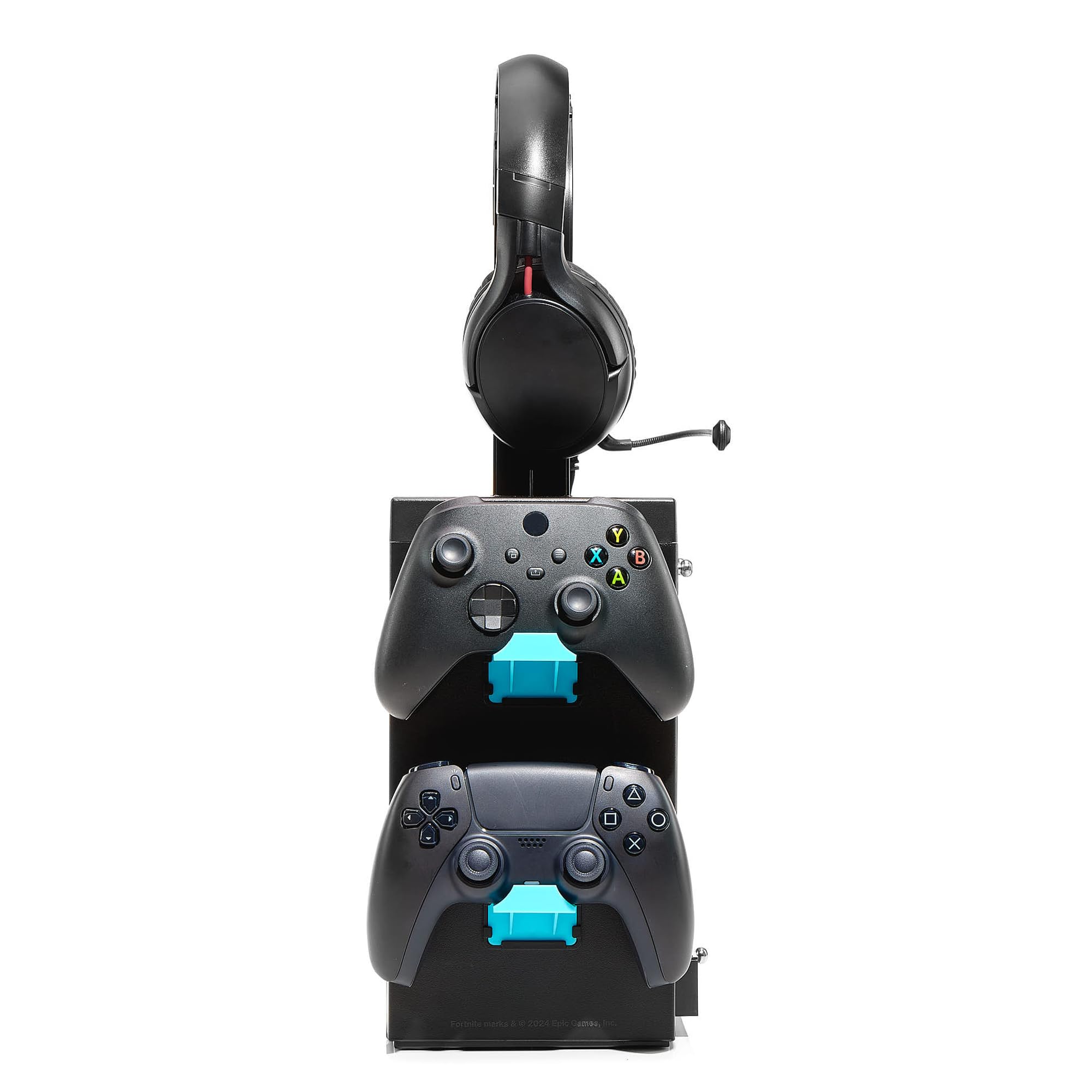 Numskull Casier de Jeu Officiel Fortnite Good Game et Support de Rangement – Peut contenir 10 Jeux/DVD, 4 manettes, Casque et Accessoires – Organiseur de Jeu Compact
