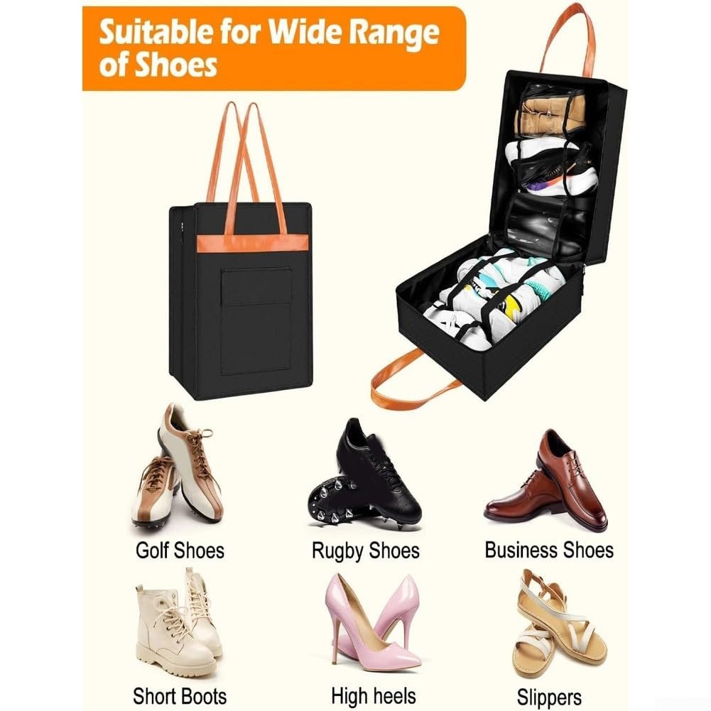Bolsa Zapatos Viaje 35cm Impermeable 6 Pares