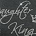 Daughter of The King Christian Sparkly Iron-on Rhinestone Crystal T-Shirt Transfer by JCS Rhinestones