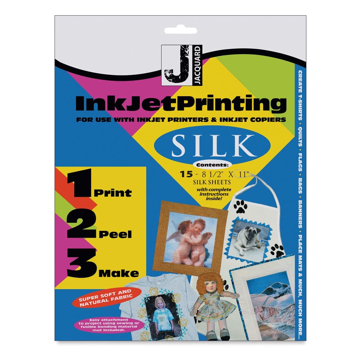 Jacquard Silk Inkjet Printing (15 Sheets) Ink Jet Sheets