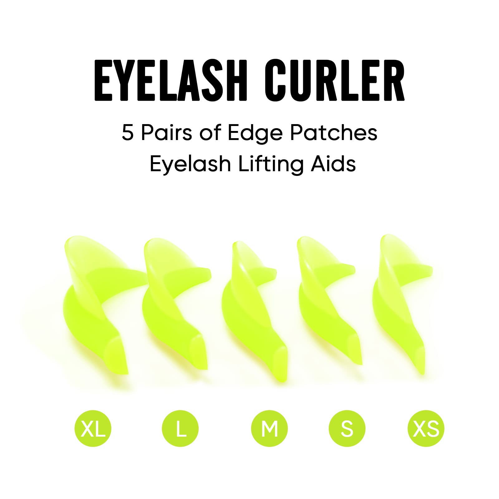 Lash Lift Pads, Lash Lift Rods, Eyelash Perm Kit Tools, Soft 6 Size Lifting Shield for Eyelash Perming, Green - Image 4