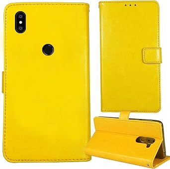Stand Premium Retro Business Flip Leather Case Protector Bumper for Coolpad Cool 5 6.22" Protection Phone Cover Skin Folio Book Card Slot Wallet MagneticYellow