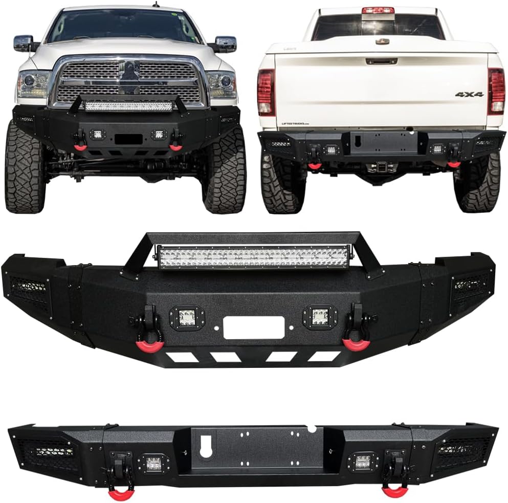 Fit Dodge 09-18 Ram 1500 2500 3500 Red Clear LED C Shape Tail Brake Lights Set E - Foto 10