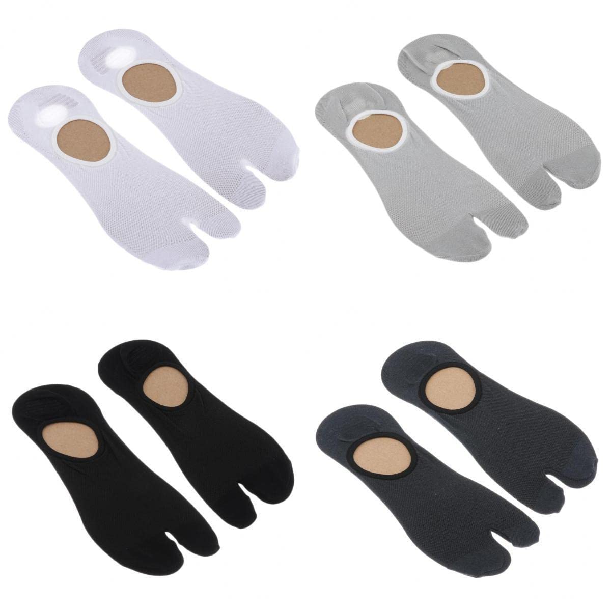 calandis CALANDIS™ 4 Colors Male Split 2 Toe Flip Flop Socks Japanese Tabi Socks Sports Anklets | Mens Clothing-picture-18