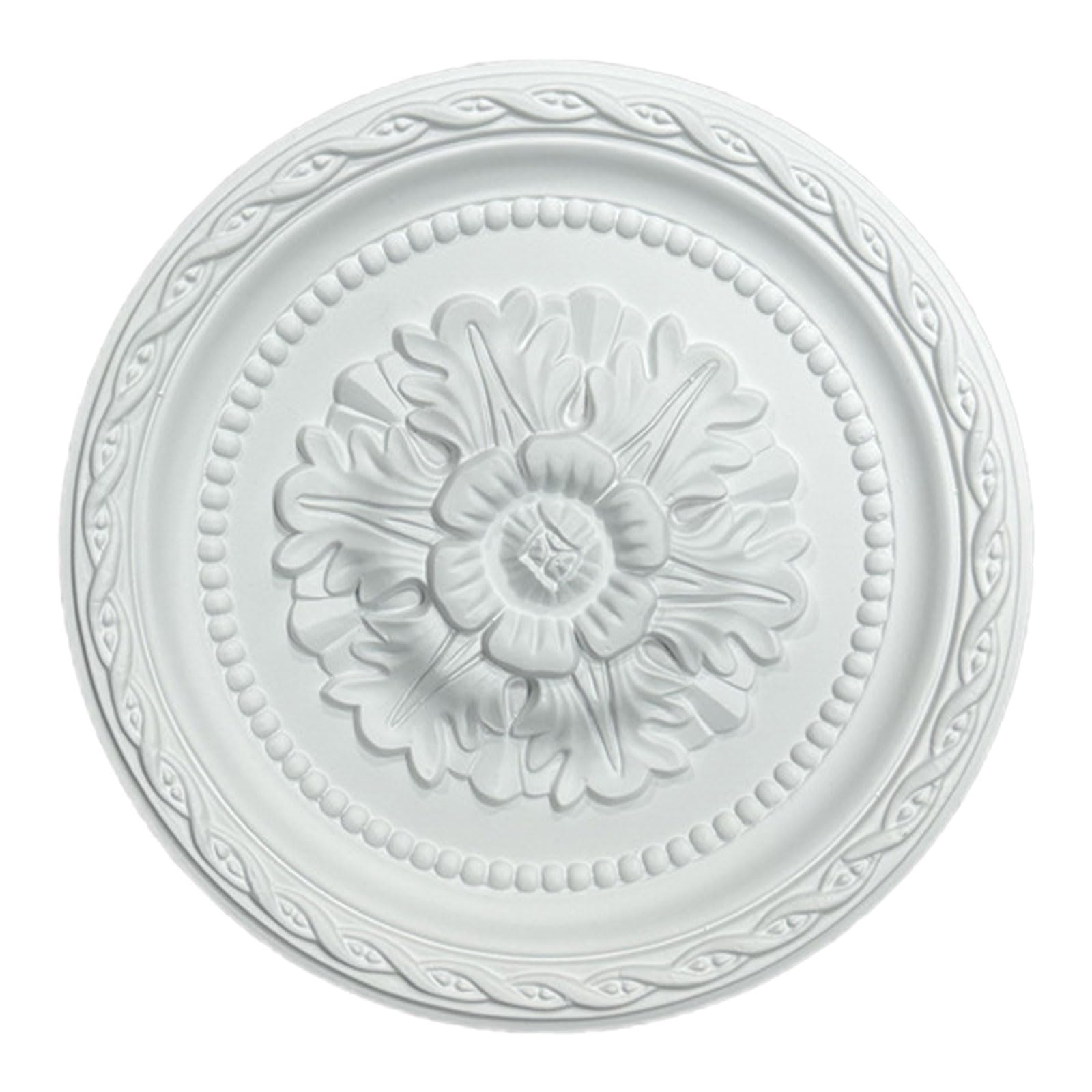 Foelanne White J Ceiling Medallion White 24.8-60Cm(,30Cm)