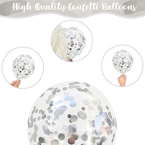 Vista 166 de Globos de color rosa pastel y morado, globos de confeti rosa claro de 12 pulgadas con globos de látex lila metálico para niñas y mujeres, mariposa