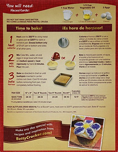 Image of Betty Crocker Super Moist French Vanilla Cake Mix, 15.25 oz, 2 pk