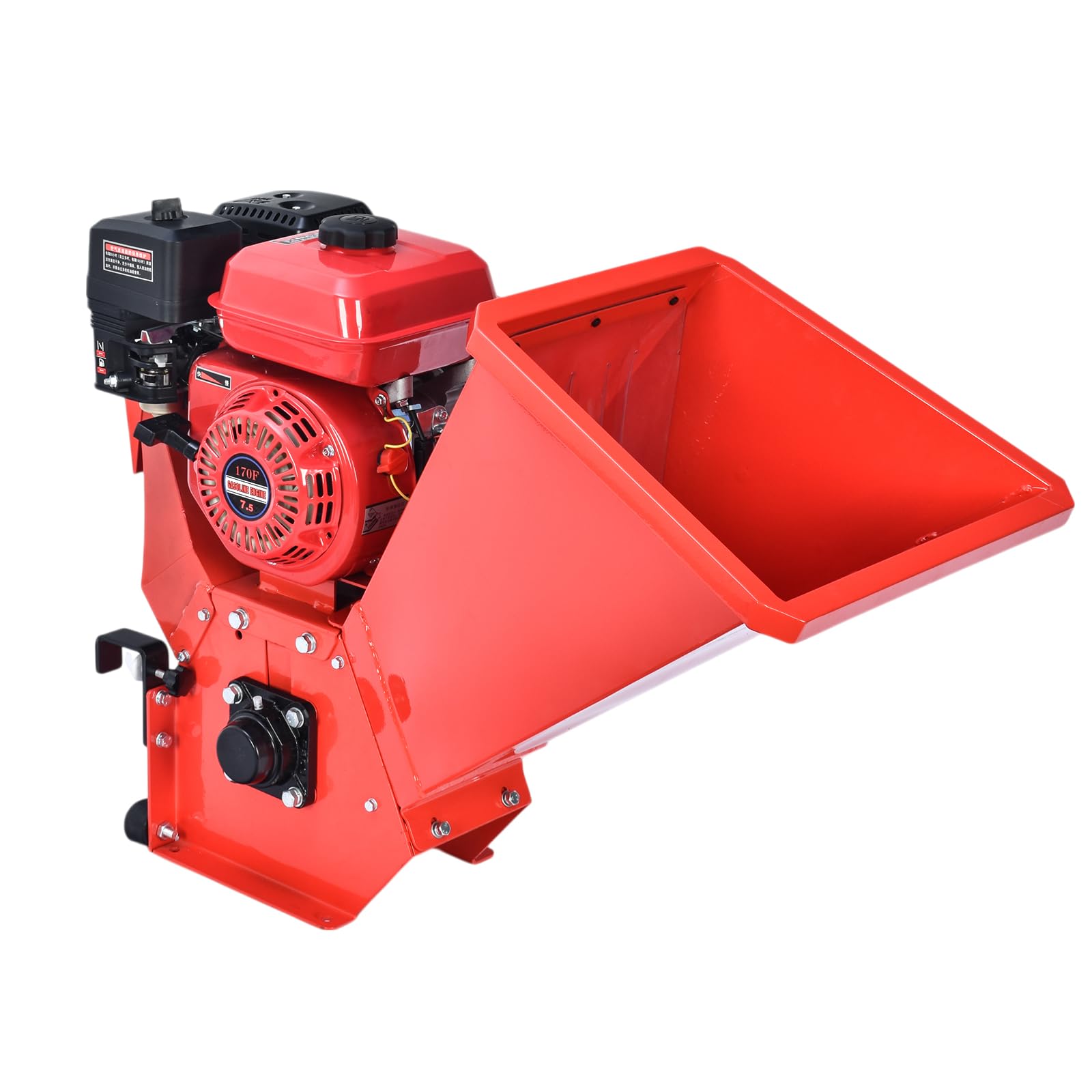 Amazon | 雑貨の国のアリス 粉砕機 エンジン式 最大粉砕径60mm 7.5馬力