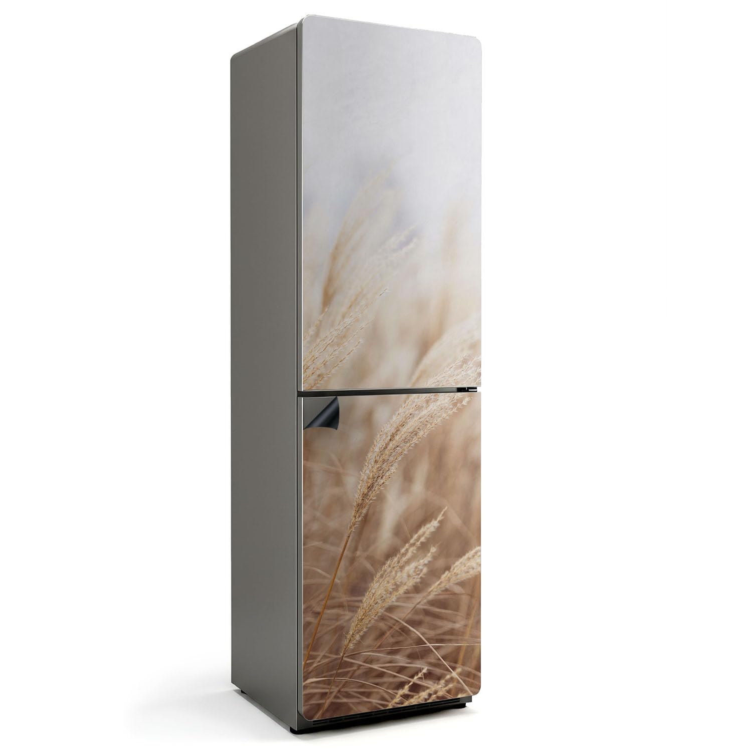 Tapis de Cuisine Magnétique Vert Brins d'herbe pour Rénovation Sol