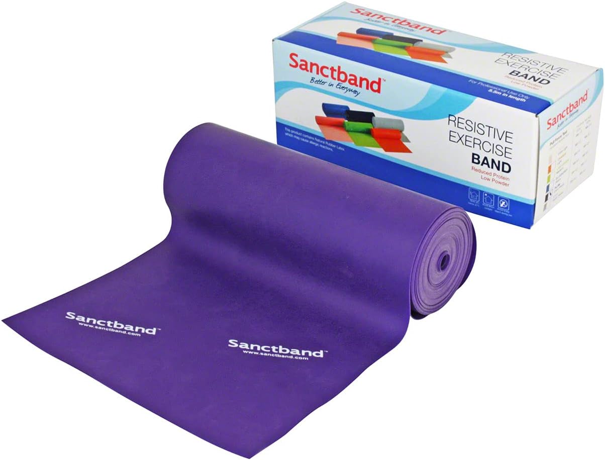 Fitnessband Rolle | 5,5m | extra stark - Pflaume