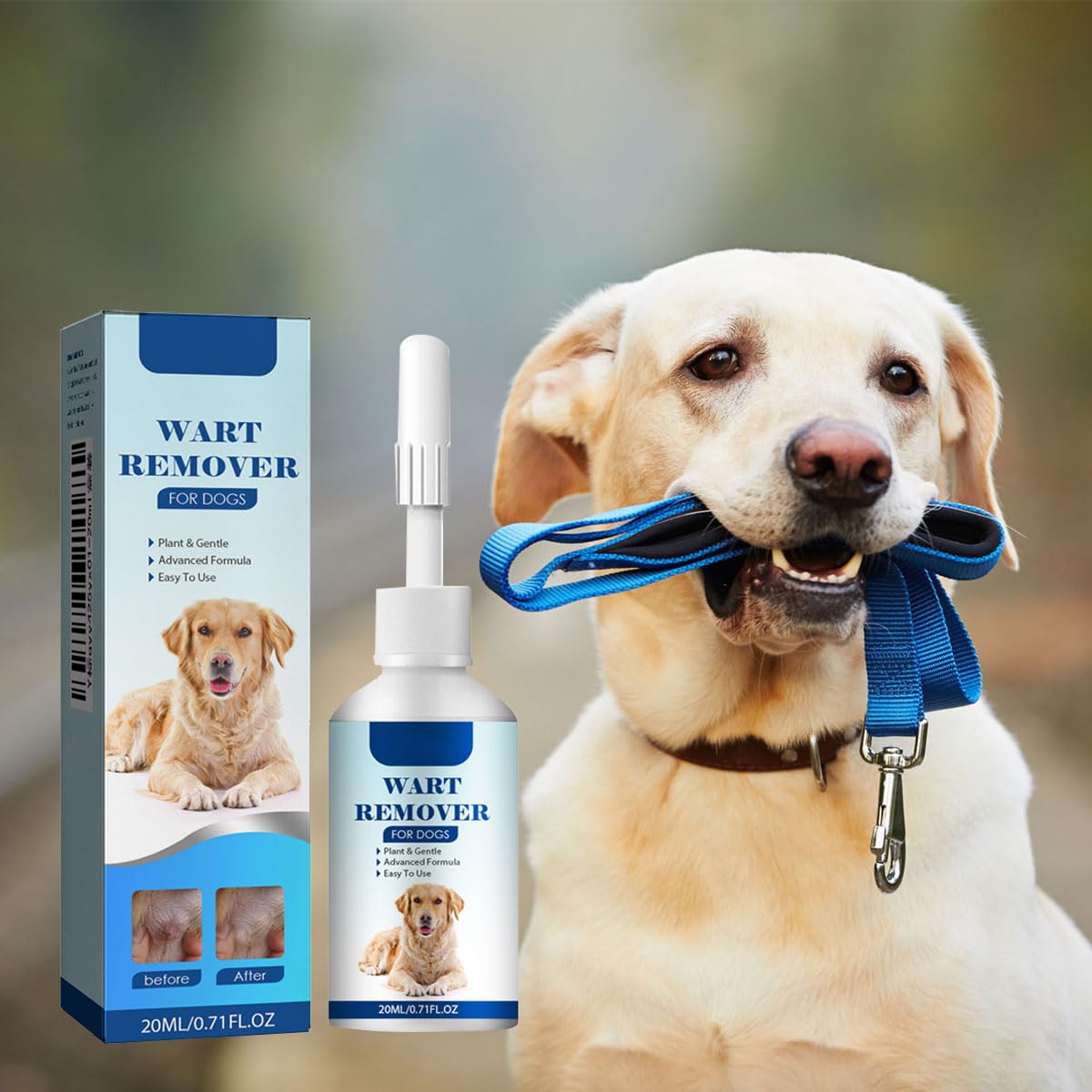 Rakiuty Crème pour Animaux de Compagnie pour Chiens et Chats,Crème pour Enlever Les Verrues,Éliminateur de Verrues pour Chiens,Dissolvant Naturel pour Chien,Naturel et Doux,20 ML