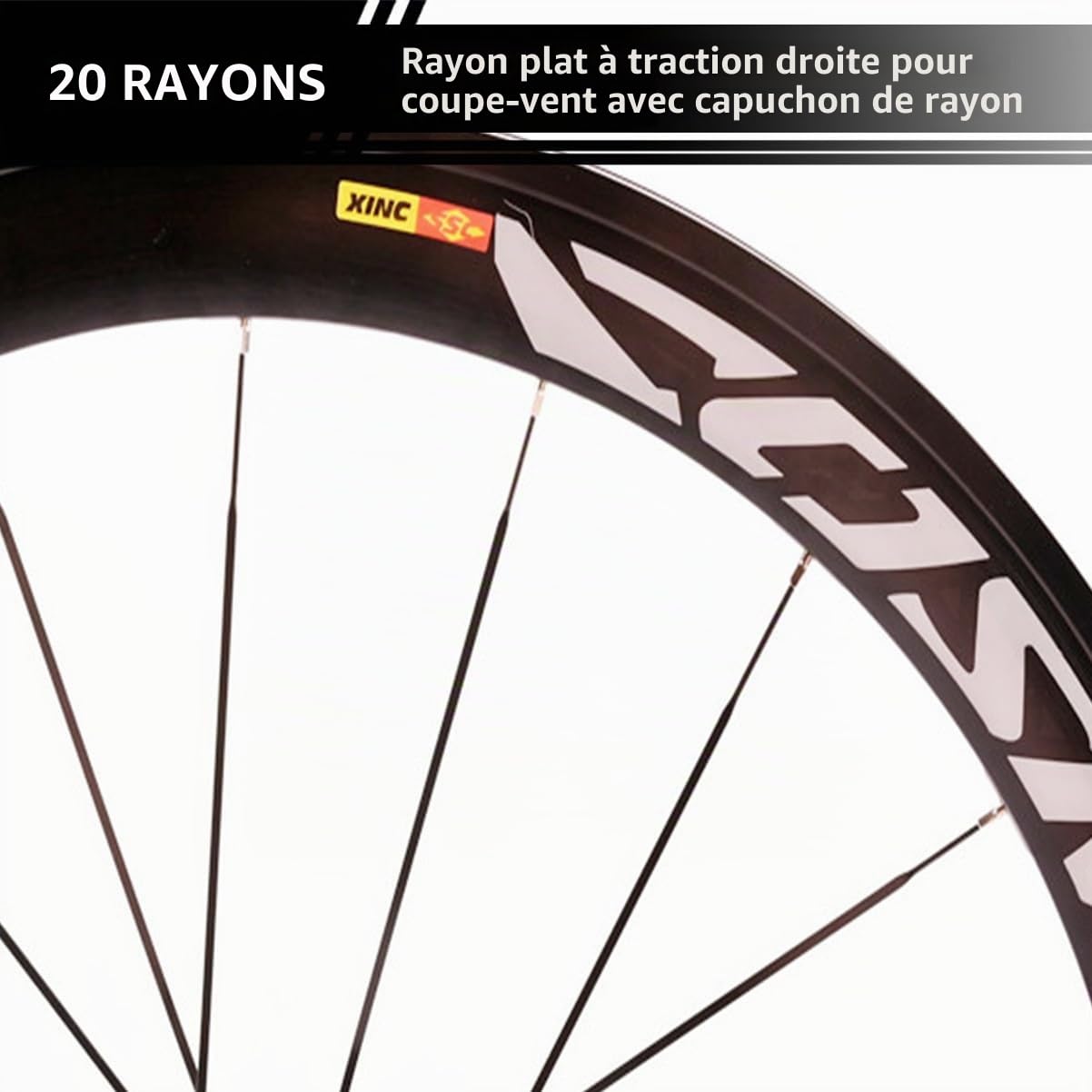 Roues Avant Et Arrière 700C Paire De Roues pour Vélo De Route Frein C/V 40/50mm Jantes en Alliage D'aluminium Moyeux À Démontage Rapide pour Cassette 7-12 Vitesses 20H