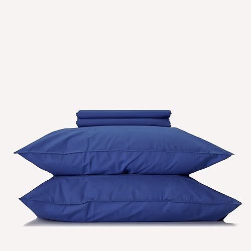 Miniatura 9 de Buffy Juego de sábanas 100% algodón (blanco, matrimonial)