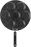 Vista 9 de Sartén para huevos fritos, sartén antiadherente de 7 agujeros para panqueques, olla de aleación de aluminio para desayuno, compatible con estufa