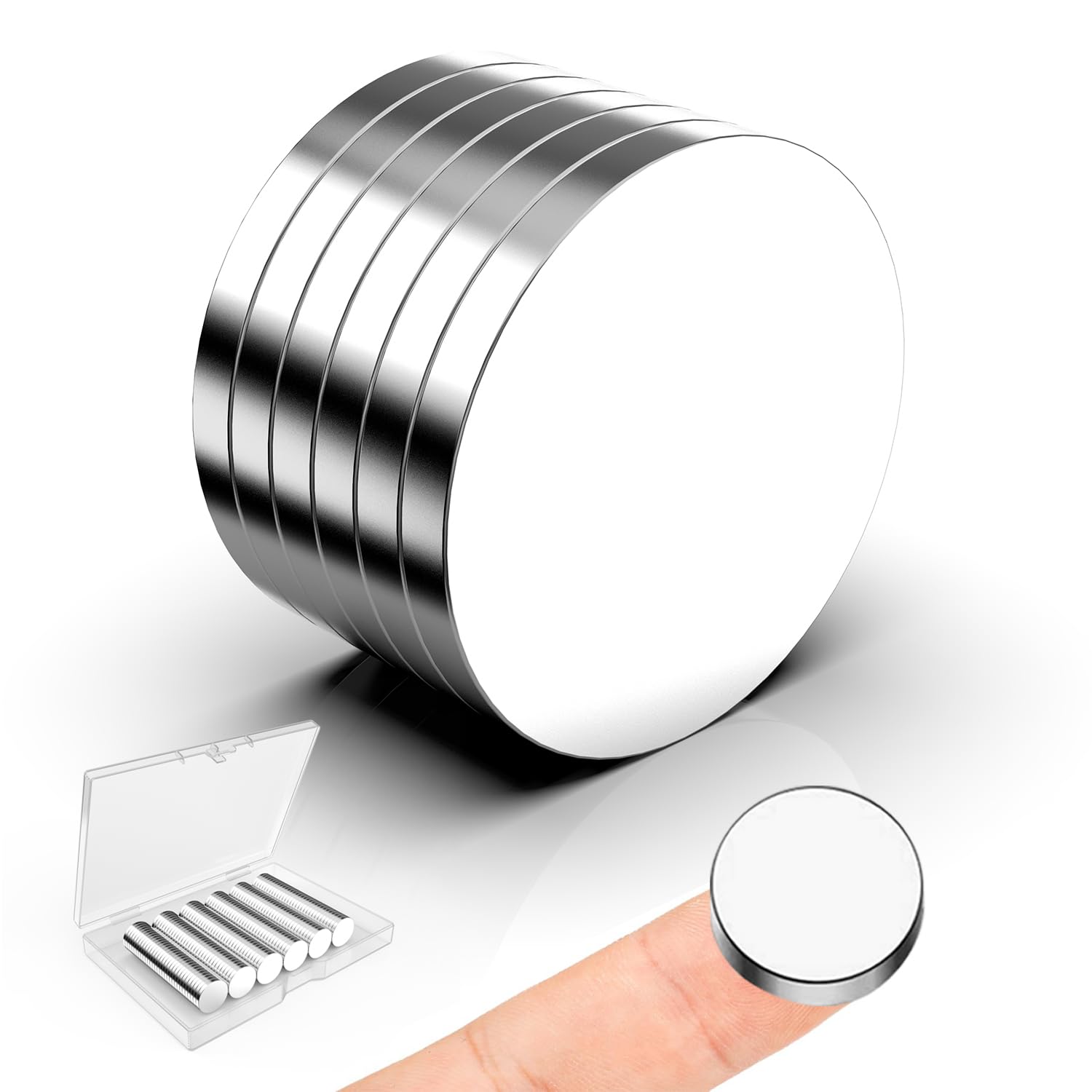Magnets for Crafts, 5x2mm Small Round Magnetic 250 Pack — Amazon image 8