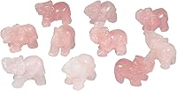 Vista 5 de Mookaitedecor - Figura decorativa de cristal de elefante, 1.5 pulgadas