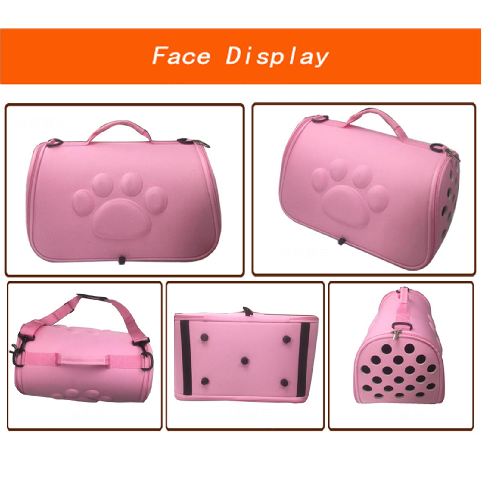 Transportín Suave Para Gatos Bolsa De Salida Con Correa De Hombro Para | Bolsa Ligera Para Cachorros De Salida Para Viajes, Exteriores, Avión, Camping, Veterinario, Urbano Y Senderismo